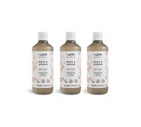 I Love Naturals Rose & Argan Body Wash with Natural Oils of Rose & Patchouli - Essential Oil-Infused Moisturising Shower Gel for Soft, Smooth Skin - Vegan & Cruelty-Free 3 x 500ml