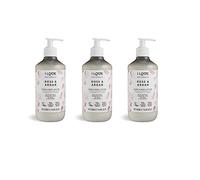 I LOVE Naturals Rose & Argan Hand & Body Lotion - Enriched with Shea Butter, Rose & Patchouli Oils - Silky Smooth Hydration - Nourishing, Soothing & Vegan-Friendly Skincare for Soft Skin 3 x 500ml