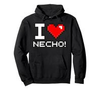 I Love Necho System 8 Bit Heart SF Insurance Agent Agency Pullover Hoodie