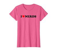 I Love Nerds T-Shirt, Women, Pink Heather, 3X-Large