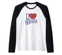 I Love Netta Raglan Baseball Tee