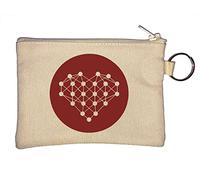 I Love Neural Networks AI Artificial Intelligence Logo Key Chain Coin Purse Beige