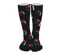 I Love New York City Sport Socks Winter Warm Thick Athletic Stockings For Men Women