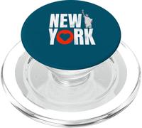 I Love New York City Statue Of Liberty America Souvenirs PopSockets PopGrip for MagSafe