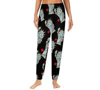 I Love New York Women's Pajama Lounge Pants Elastic Waistband Sleepwear Bottoms Print