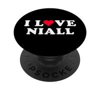 I Love Niall Matching Girlfriend & Boyfriend Niall Name PopSockets Swappable PopGrip