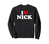 I Love Nick - Heart Sweatshirt
