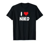 I Love Niko - Heart T-Shirt