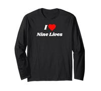 I Love Nine Lives Long Sleeve T-Shirt
