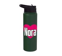 I Love Nora Cute First Name I Heart Nora Stainless Steel Insulated Water Bottle
