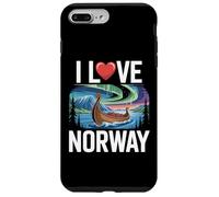 I Love Norway Northern Lights Viking Ship Case for iPhone 7 Plus/8 Plus