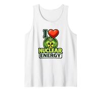 I Love Nuclear Energy Atom Science Pro Nuclear Tank Top