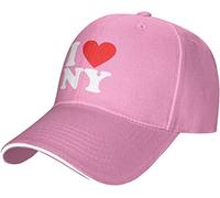 I Love NY New York Sandwich Baseball Cap Men Women Classic Adjustable Outdoor Sandwich Hat Black