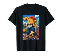 I Love NYC, Urban Skateboarding Bear Street Art Graphic Value Graphic T-Shirt
