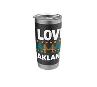 I Love Oakland Trees Bridge Stainless Steel Insulated Tumbler