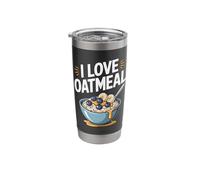 I Love Oatmeal Delicious Breakfast Fun Stainless Steel Insulated Tumbler