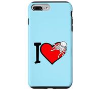 I Love Octopus Heart Symbol Cute Giant Squid Little Kraken Case for iPhone 7 Plus/8 Plus
