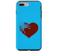I Love Octopus Heart Symbol Cute Giant Squid Little Kraken Case for iPhone 7 Plus/8 Plus
