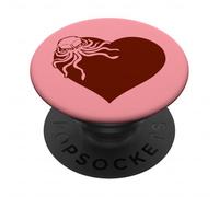 I Love Octopus Heart Symbol Cute Giant Squid Little Kraken PopSockets Adhesive PopGrip