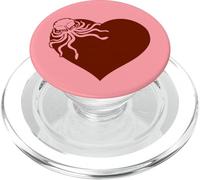 I Love Octopus Heart Symbol Cute Giant Squid Little Kraken PopSockets PopGrip for MagSafe