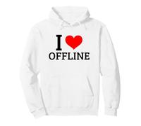 I Love Offline (Funny Digital Detox Statement) Pullover Hoodie
