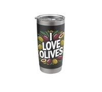 I Love Olives Bold Statement Fun Stainless Steel Insulated Tumbler