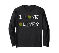 I Love Olives Culinary Long Sleeve T-Shirt