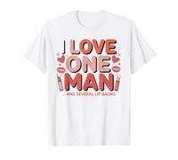 I Love One Man ...and Several Lip Balms Womens Lip Balm T-Shirt