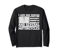 I Love One Woman and Several Motorcycles Funny Biker Long Sleeve T-Shirt