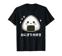 I Love Onigiri Cute Japanese Rice Ball Food Lover Design Value Graphic T-Shirt