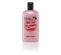 I Love Bath & Shower Cream Strawberries & Cream500ml | TJ Hughes