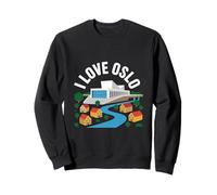 I Love Oslo Scenic Architecture View Sweatshirt