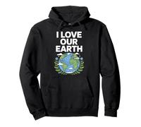 I Love Our Earth Nature Conservation Pullover Hoodie