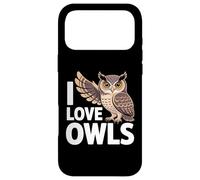 I Love Owls Passionate Owl Admirer Case for iPhone 17 Pro Max