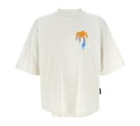 I Love PA Over T-Shirt - male - Palm Angels - T-Shirts - White - S - Tops S