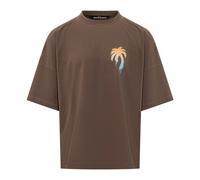 I Love PA Over Tee - male - Palm Angels - T-Shirts - Brown - XS - Tops XS