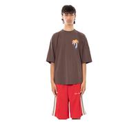 I Love PA Oversize Tee - male - Palm Angels - T-Shirts - Brown - XS - Tops XS