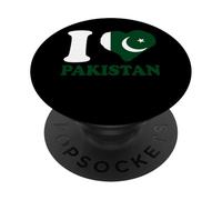 I Love Pakistan Pakistani Pride Pakistani Roots Pakistan PopSockets Adhesive PopGrip