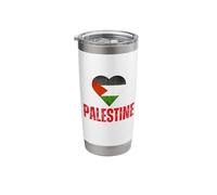I Love Palestine Stainless Steel Insulated Tumbler