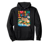 I Love Palma De Mallorca Spain Travel Souvenir Pullover Hoodie