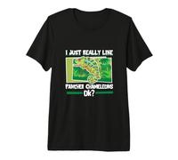 I Love Panther Chameleons Premium T-Shirt