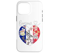 I Love Paris Bonjour France Flag Heart Happy Victory Day Case for iPhone 16 Pro Max