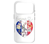 I Love Paris Bonjour France Flag Heart Happy Victory Day Case for iPhone 17 Pro