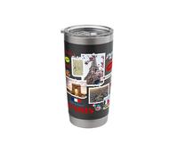 I Love Paris, Cool Paris Famous Landmarks with Eiffel Tower Stainless Steel Insulated Tumbler