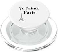 I love Paris Eiffel Tower Je T'aime PopSockets PopGrip for MagSafe