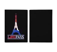 I Love Paris France Eiffel Tower Travel Passport Wallet Credit Card Holder Cover Case Protector