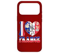 I Love Paris France Flag Heart Happy French Language Week Case for iPhone 17 Pro Max