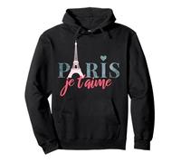 I love Paris Shirt Women Je t-aime Shirt Girl Eiffel Tower Pullover Hoodie
