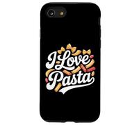 I Love Pasta Enthusiast Noodle Lovers Foodie Case for iPhone SE (2020) / 7/8