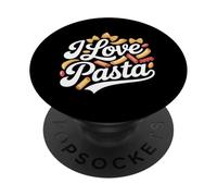 I Love Pasta Enthusiast Noodle Lovers Foodie PopSockets Adhesive PopGrip